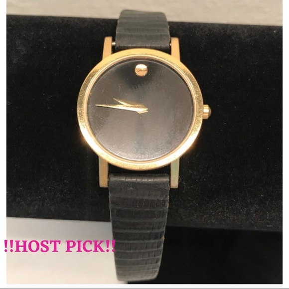 🎉HP🎉Movado Museum ladies watch yellow gold - Picture 1 of 13
